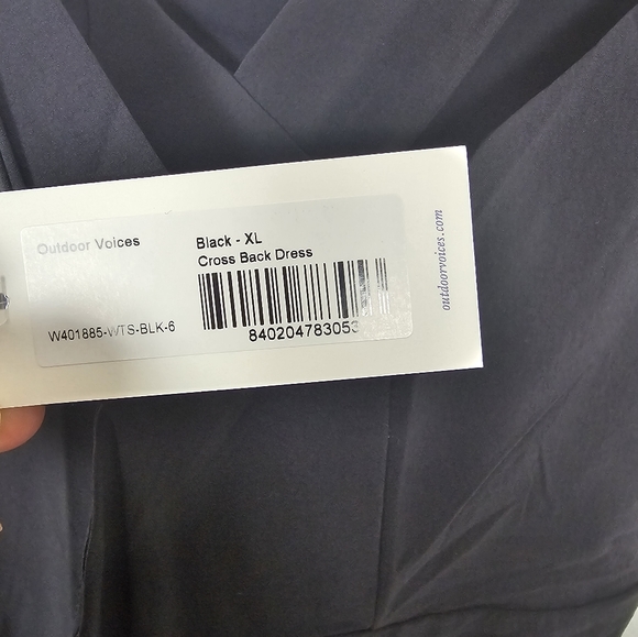 Outdoor Voices Cross Dress Black New With Tags Size XL - Picture 6 of 8